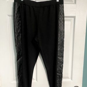 New knit black pants. NWOT
